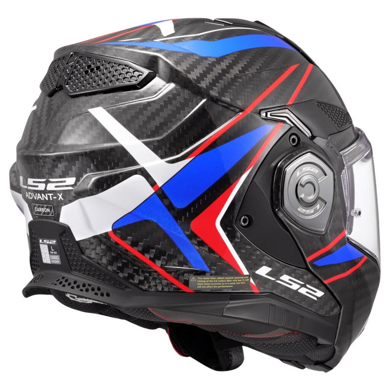 Motorradhelm LS2 FF901 Advant XC Future II weiß-blau