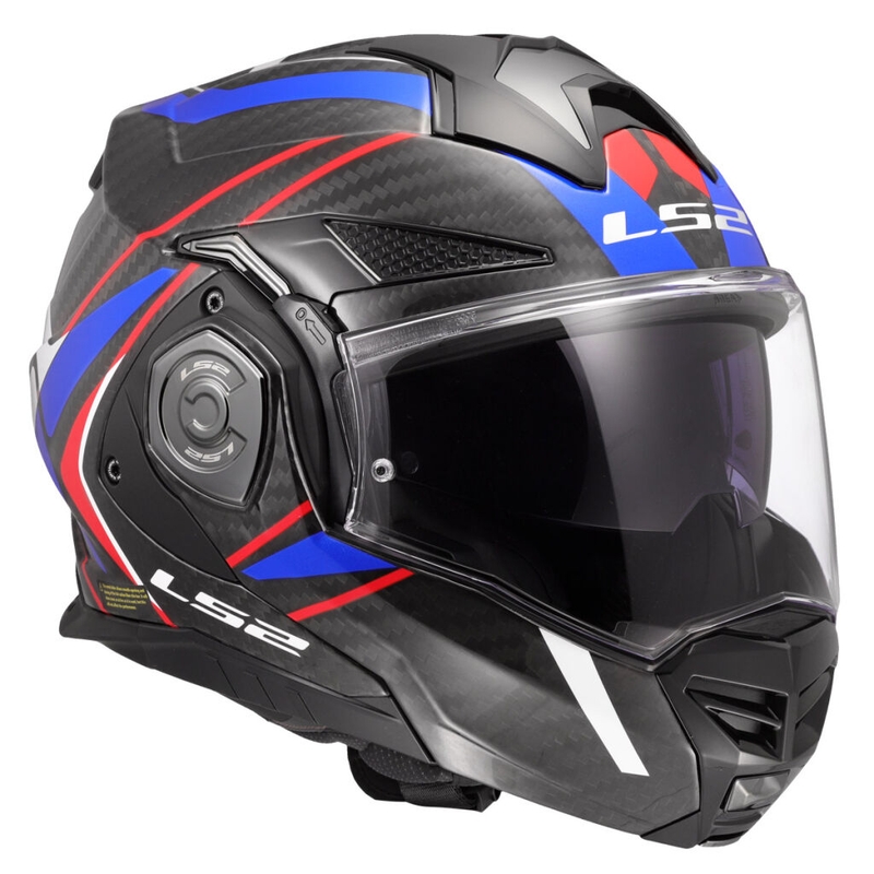 Motorradhelm LS2 FF901 Advant XC Future II weiß-blau