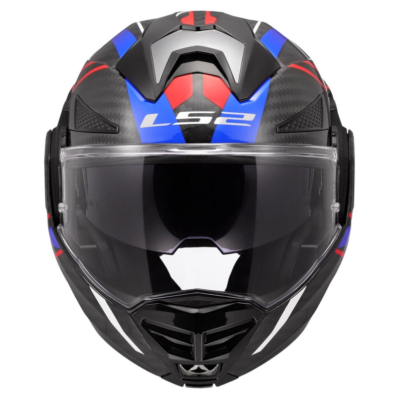 Motorradhelm LS2 FF901 Advant XC Future II weiß-blau