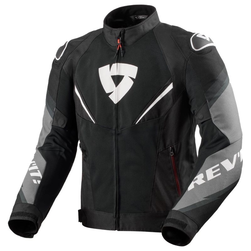Revit Quantum 3 Air Motorradjacke schwarz-weiß