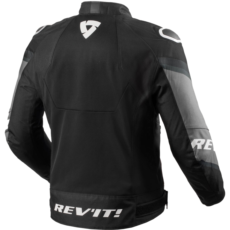 Revit Quantum 3 Air Motorradjacke schwarz-weiß