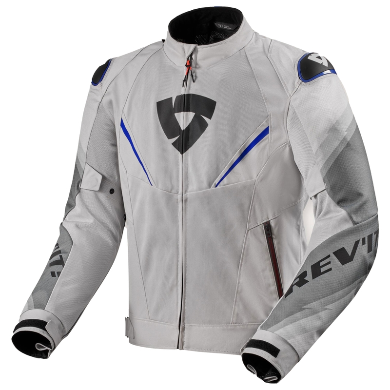 Motorradjacke Revit Quantum 3 Air Silber-Blau