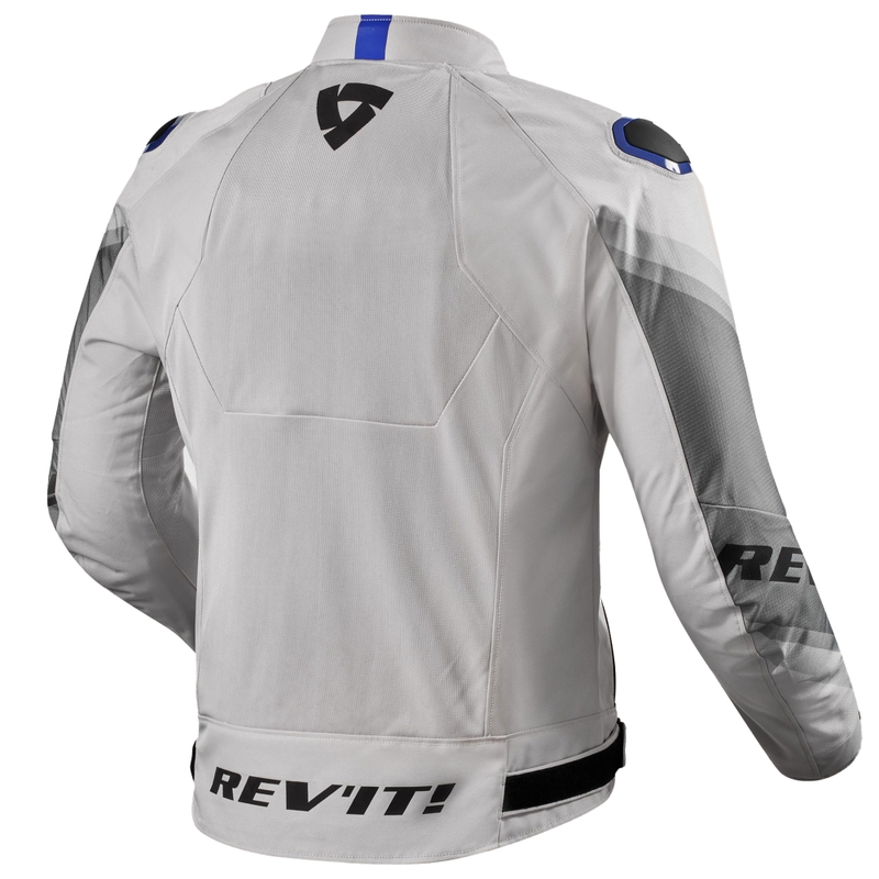 Motorradjacke Revit Quantum 3 Air Silber-Blau