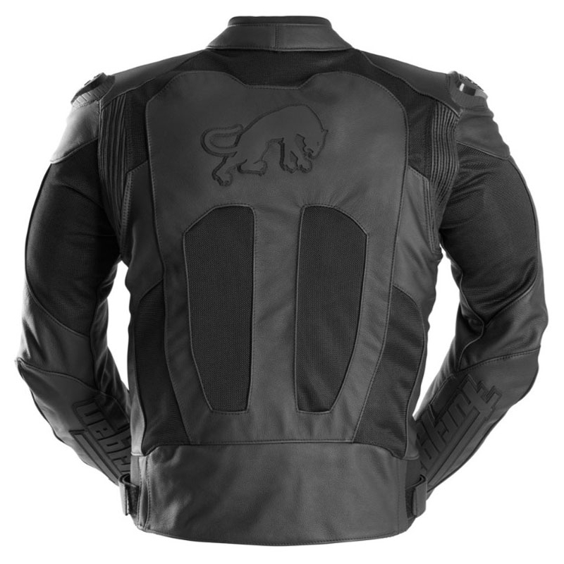 Furygan Speed Mesh 3 Leder-Motorradjacke schwarz