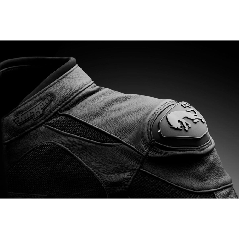 Furygan Speed Mesh 3 Leder-Motorradjacke schwarz