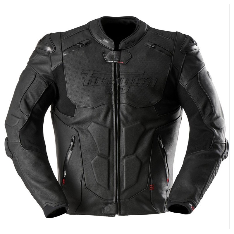 Furygan Ghost Evo Leder Motorradjacke schwarz