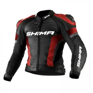 Shima STR schwarz und rot Motorradjacke Ausverkauf