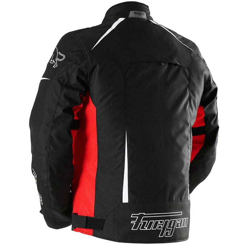 Motorradjacke Furygan Yori schwarz-rot-weiß