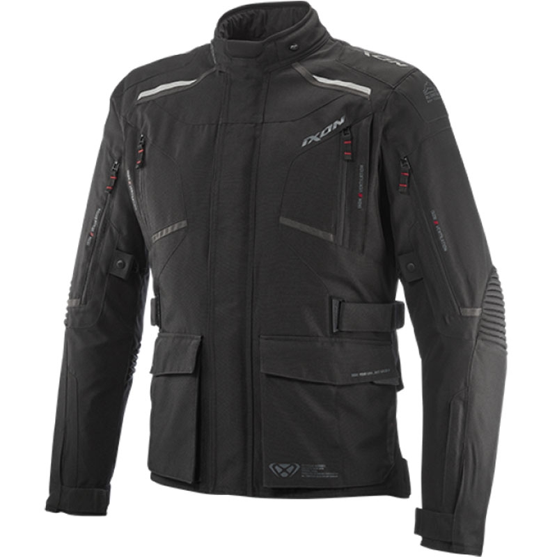 IXON Midgard C-Größe Motorradjacke schwarz