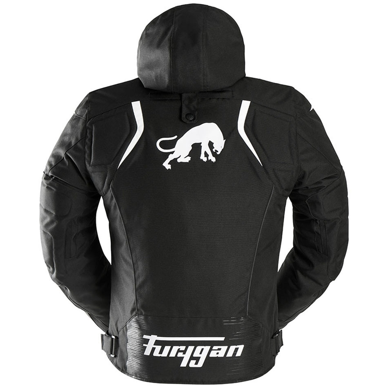 Furygan Shard Motorradjacke schwarz-weiß