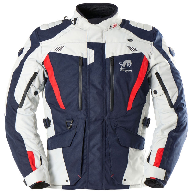 Furygan Apalaches Evo Motorradjacke blau-beige-rot