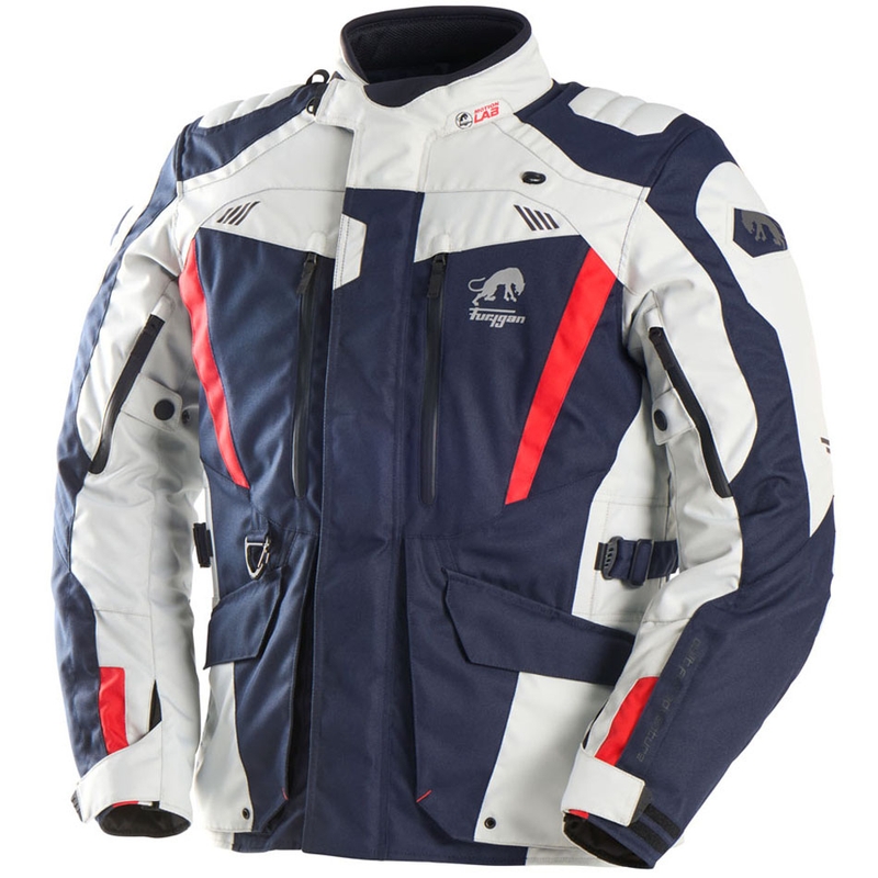 Furygan Apalaches Evo Motorradjacke blau-beige-rot