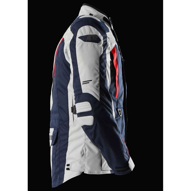 Furygan Apalaches Evo Motorradjacke blau-beige-rot