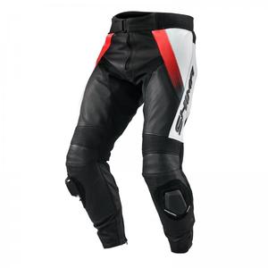 Shima STR Schwarz-Weiß-Fluo Rot Motorradhosen Ausverkauf