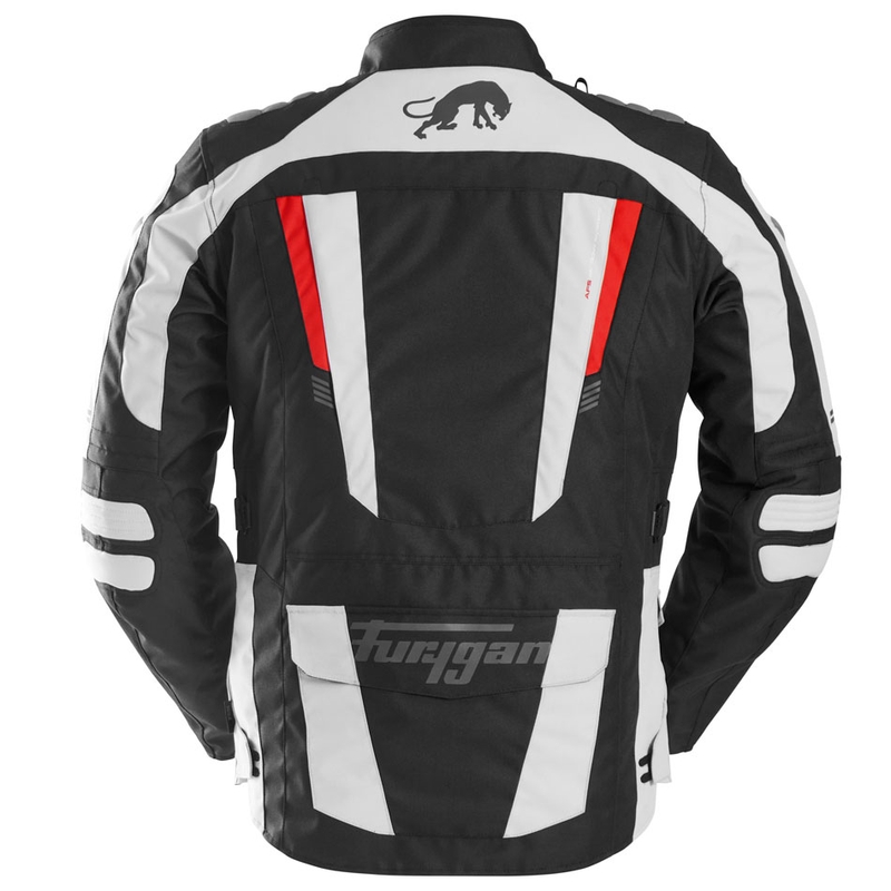 Motorradjacke Furygan Apalaches Evo schwarz-beige-rot