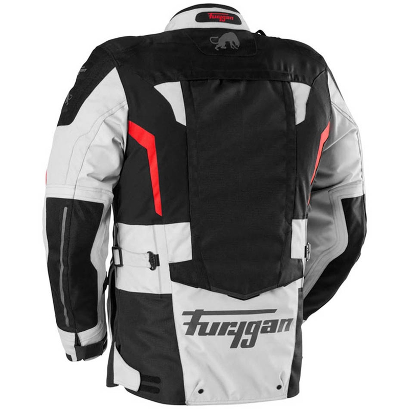 Furygan Montroc Kevlar® Primaloft® 3IN1+ Motorradjacke schwarz-beige-rot