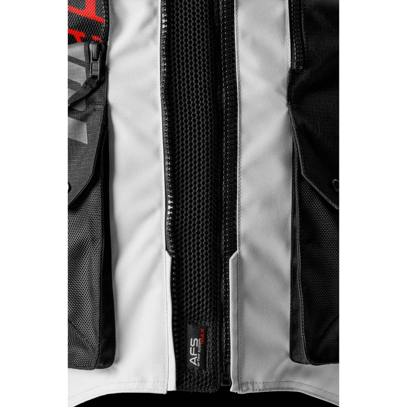 Furygan Montroc Kevlar® Primaloft® 3IN1+ Motorradjacke schwarz-beige-rot