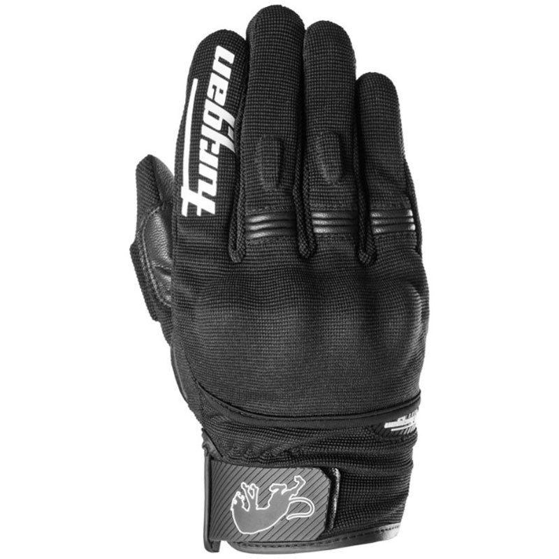 Furygan Jet D3O Evo Motorradhandschuhe schwarz-weiß