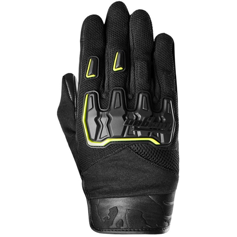 Furygan Shade Motorradhandschuhe schwarz-fluogelb