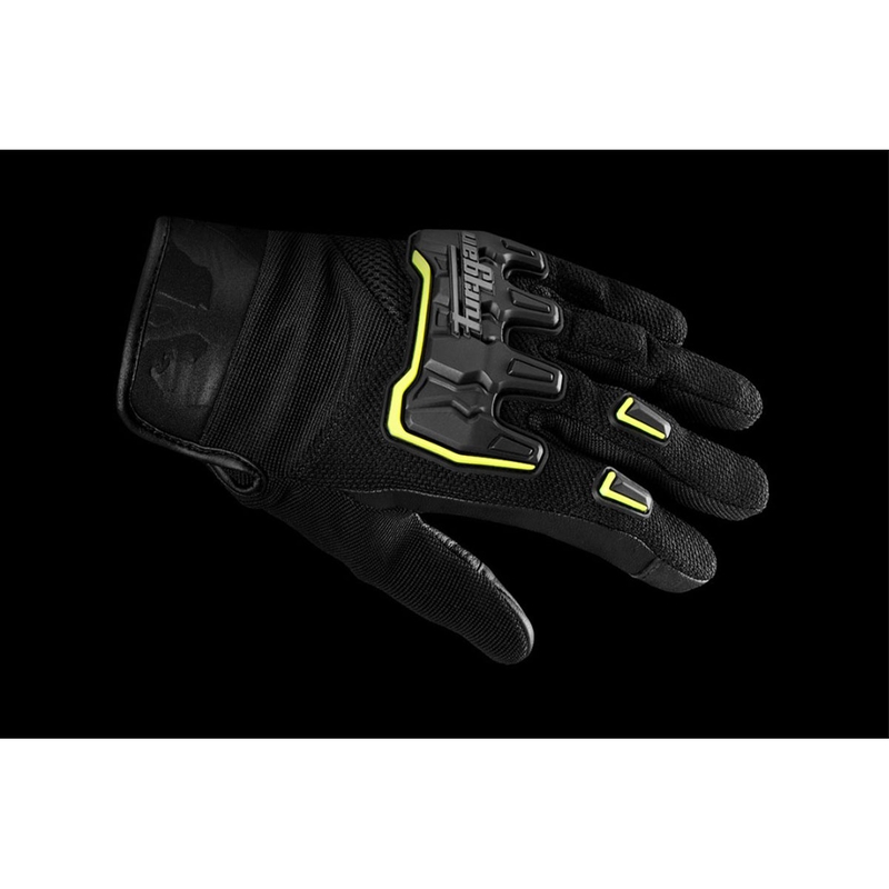 Furygan Shade Motorradhandschuhe schwarz-fluogelb