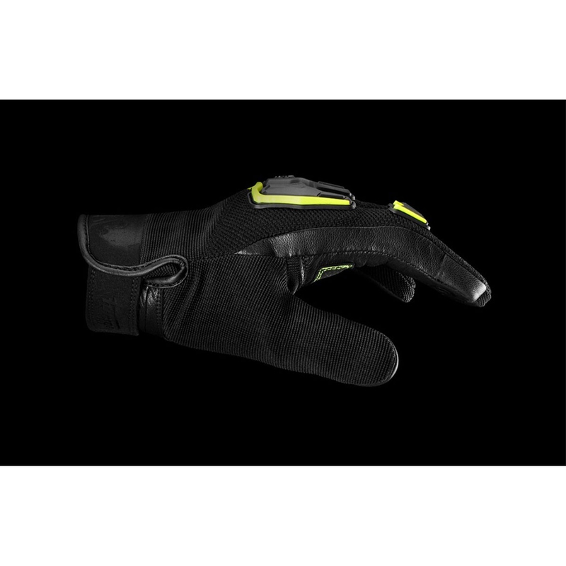 Furygan Shade Motorradhandschuhe schwarz-fluogelb