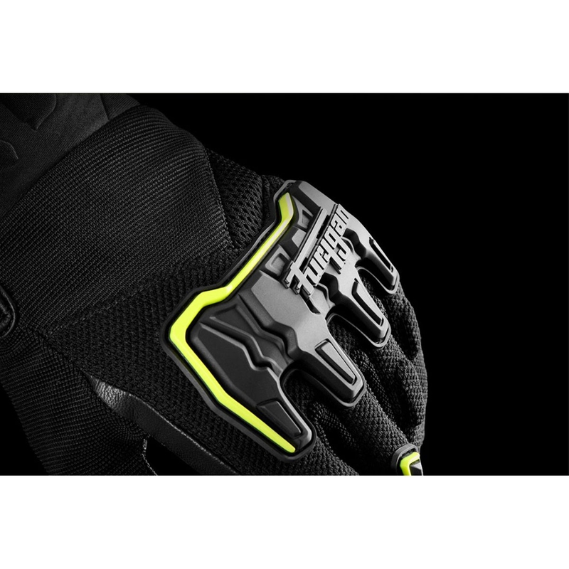 Furygan Shade Motorradhandschuhe schwarz-fluogelb