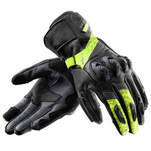 Motorradhandschuhe Rebelhorn Viper schwarz-grau-fluo gelb