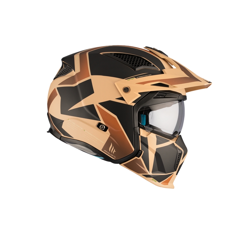 Jethelm MT Streetfighter SV S P1R B9 schwarz-braun-beige