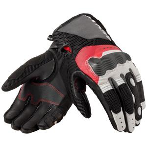Revit Blaze Motorradhandschuhe weiß-rot