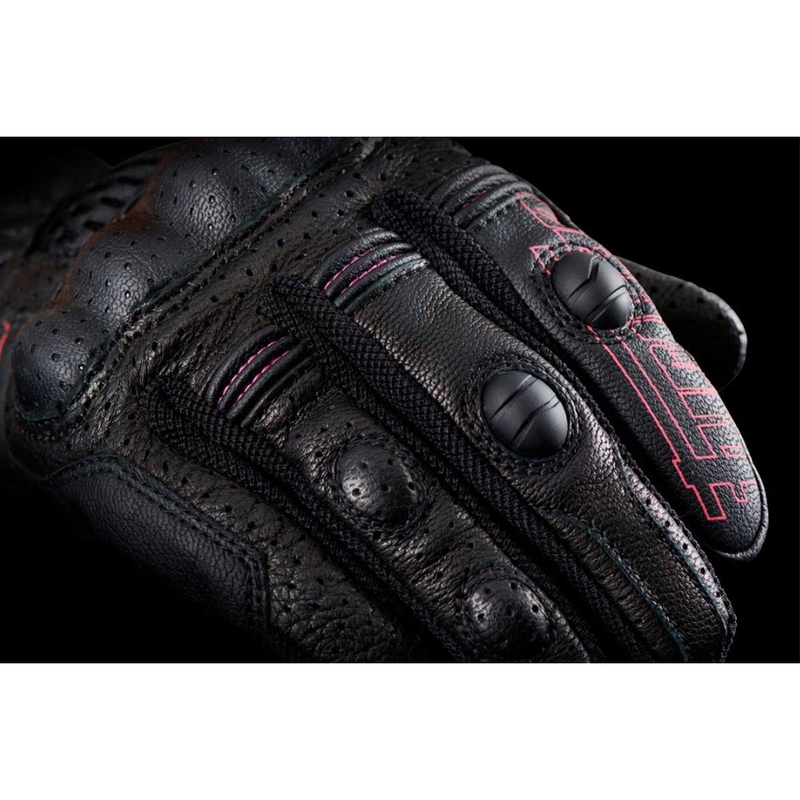 Damen Motorradhandschuhe Furygan TD Air Lady schwarz-weiß-pink