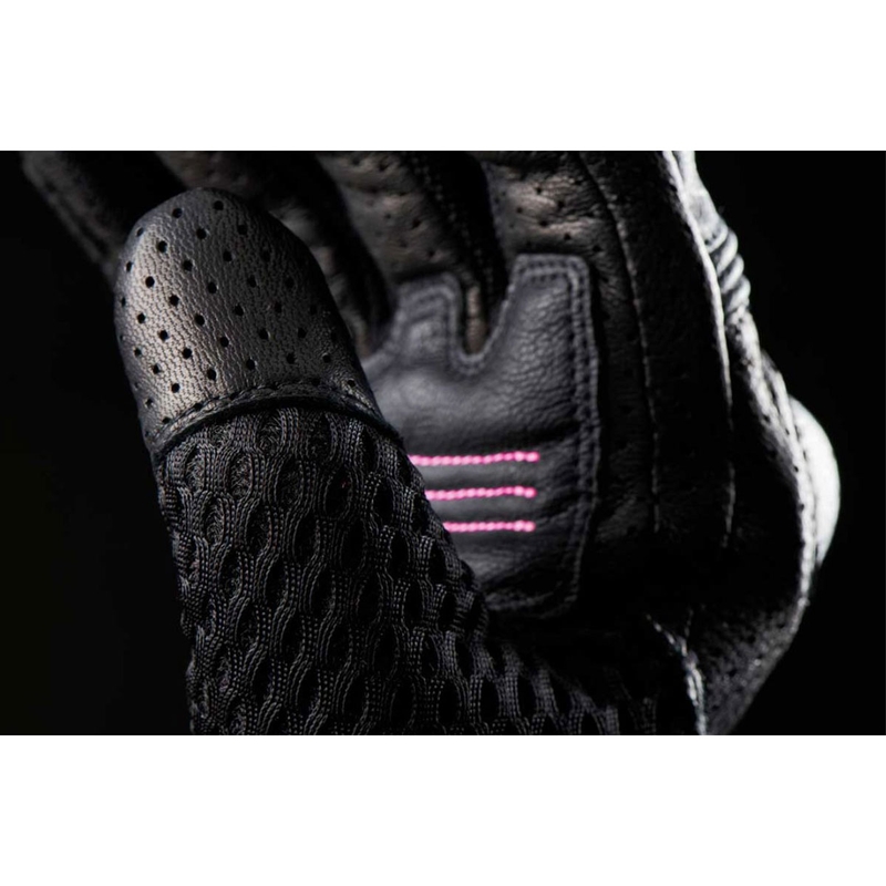Damen Motorradhandschuhe Furygan TD Air Lady schwarz-weiß-pink