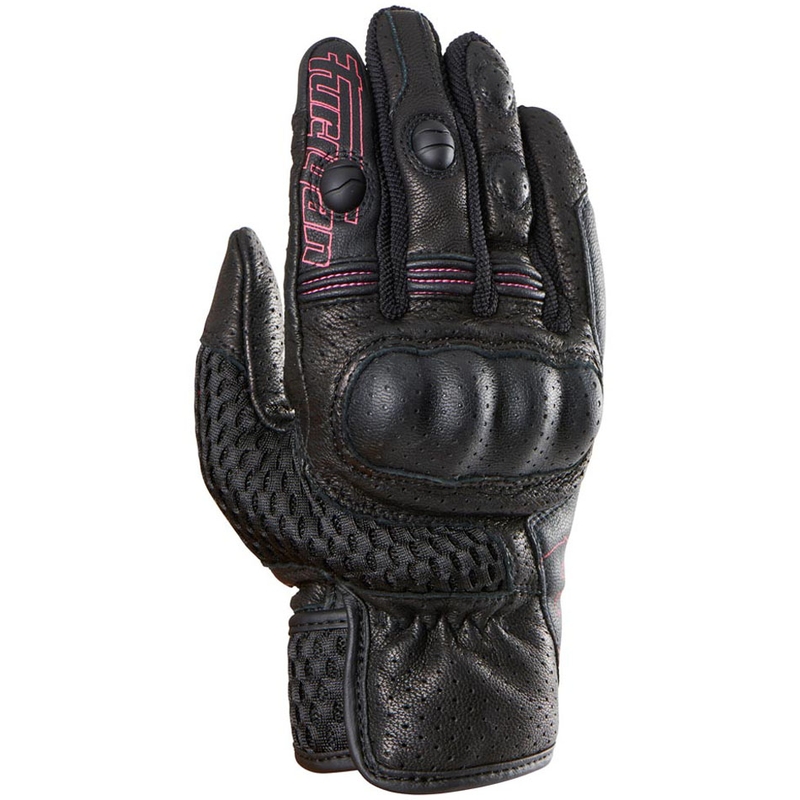 Damen Motorradhandschuhe Furygan TD Air Lady schwarz-weiß-pink