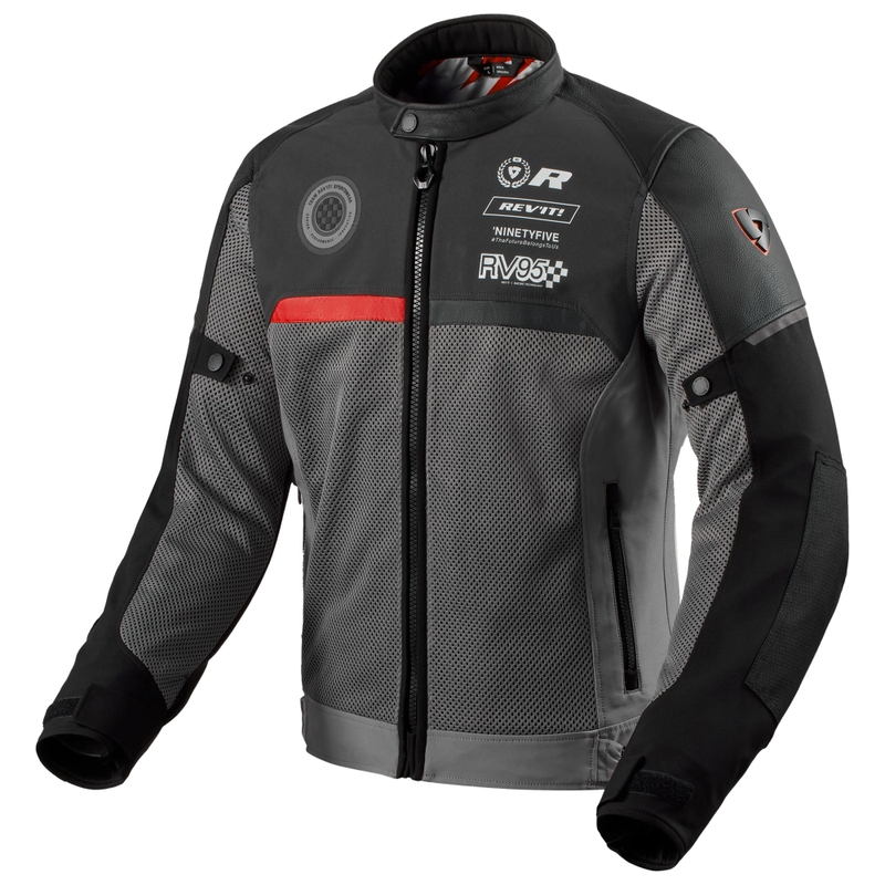 Revit Swiftblade Motorradjacke schwarz-rot