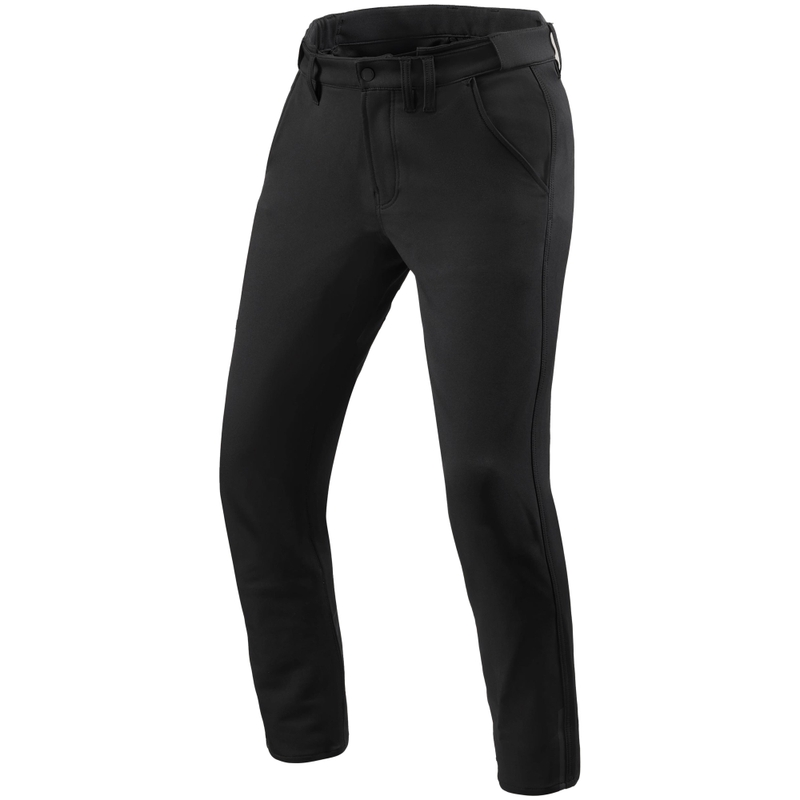 Revit Chino Mason Slim Motorradjeans Schwarz