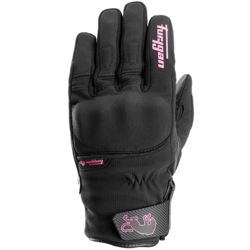 Damen Motorradhandschuhe Furygan Jet Lady All Season D3O® Evo schwarz-pink