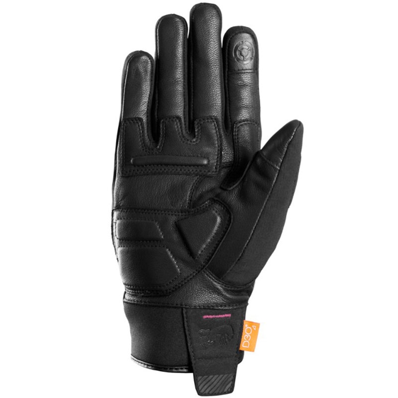 Damen Motorradhandschuhe Furygan Jet Lady All Season D3O® Evo schwarz-pink