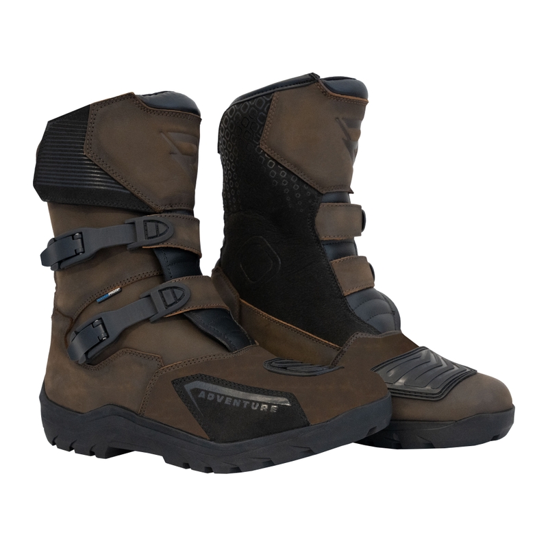 Street Racer Adventure Low WP Motorradstiefel braun - II. Qualität