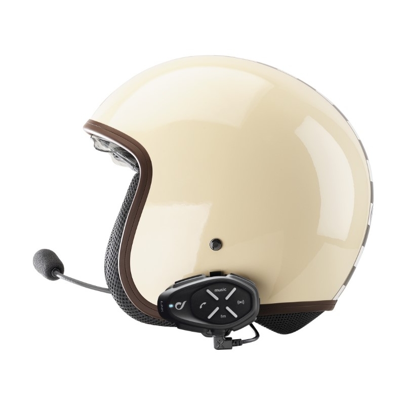 Bluetooth-Freisprecheinrichtung CellularLine Interphone LINK für geschlossene und offene Helme - Doppelpack
