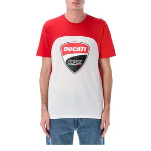 Ducati Badge T-Shirt rot-weiß