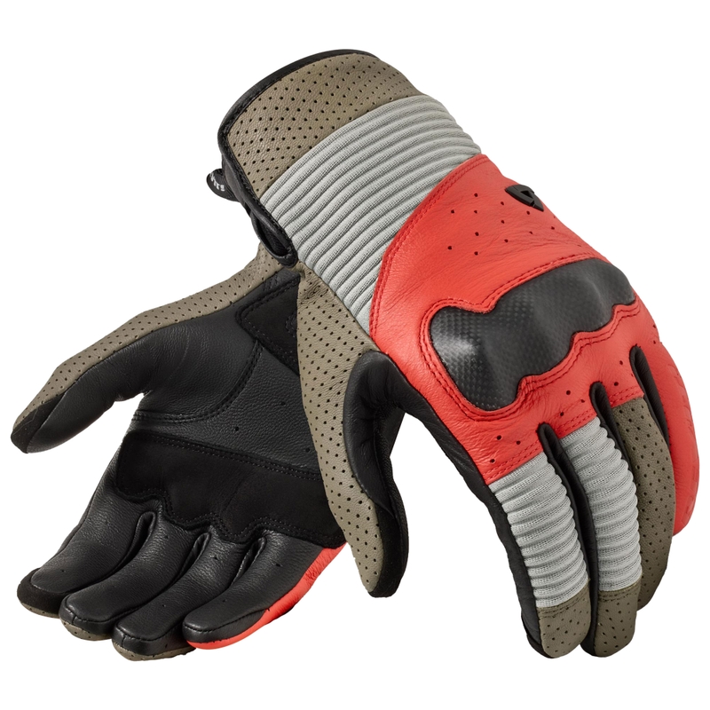Motorradhandschuhe Revit Lewisville Sand-Rot