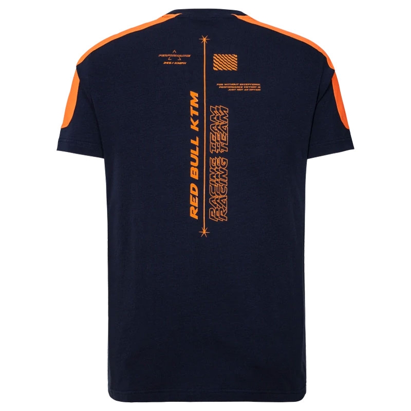 KTM Red Bull Racing Grid T-Shirt blau-orange