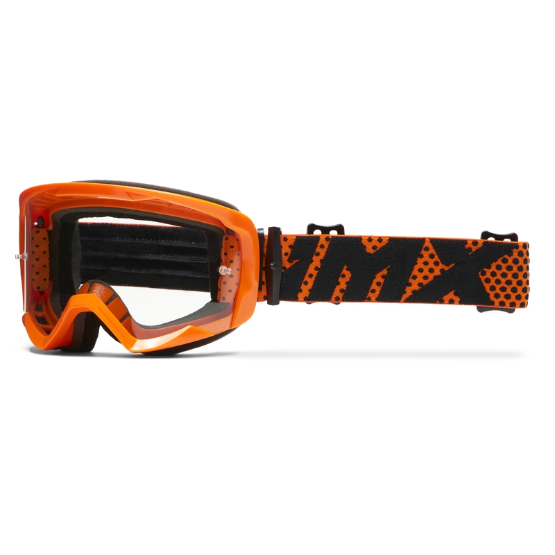 iMX Endurance Flip orange Motorradbrille mit klarem Plexiglas
