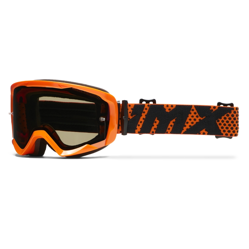 iMX Endurance Flip orange Motorradbrille mit klarem Plexiglas