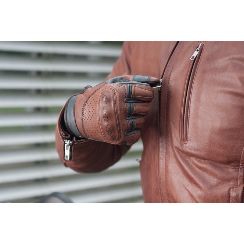 Shima Caliber braune Handschuhe