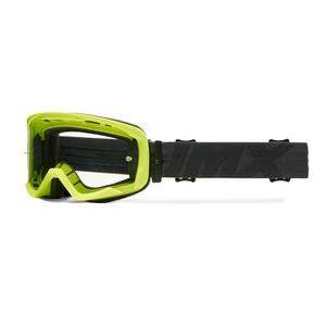 iMX Endurance Flip Motorradbrille fluo gelb-schwarz mit klarem Plexiglas