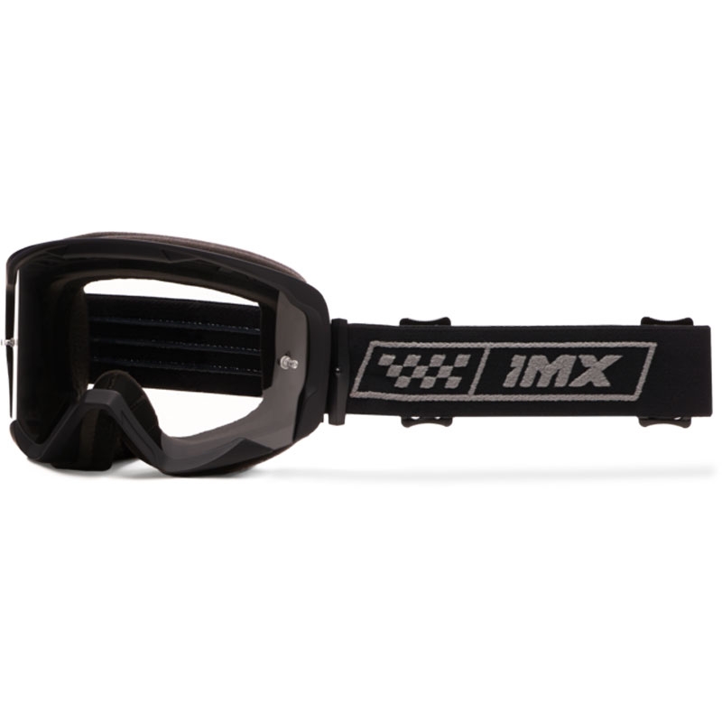 iMX Endurance Race Motorradbrille schwarz-grau mit getöntem Plexiglas