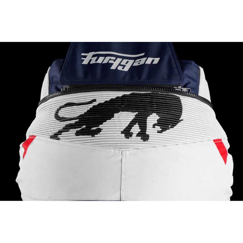 Furygan Killington Motorradhose blau-beige-rot