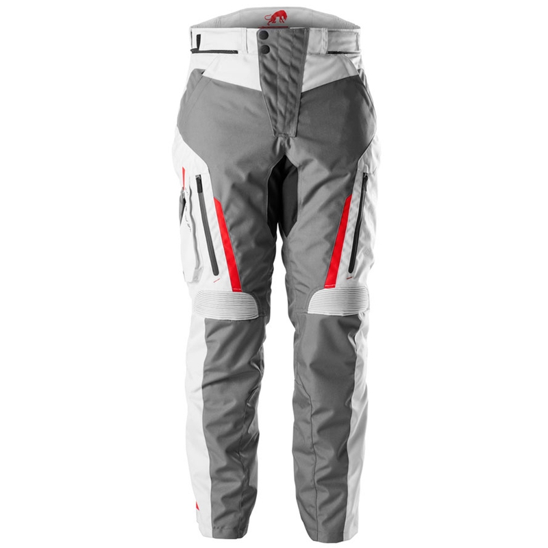 Furygan Killington Motorradhose grau-beige-rot