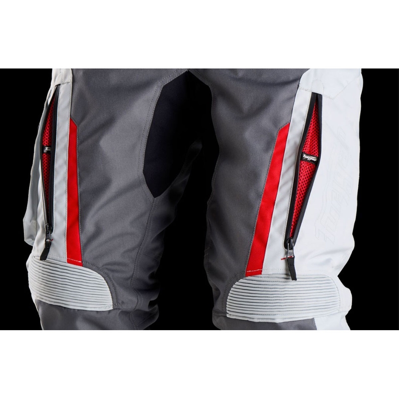 Furygan Killington Motorradhose grau-beige-rot