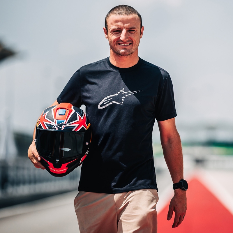 Alpinestars Supertech R10 Limited Edition Jack Miller Integralhelm Matt Carbon Rot-Blau-Gelb-Weiß